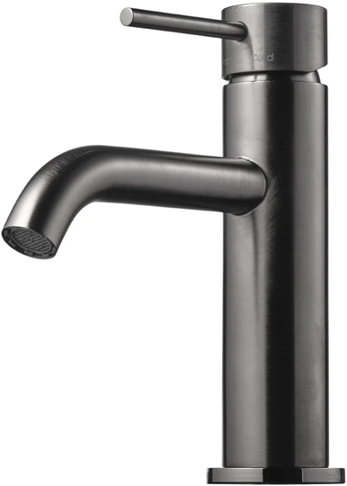 Tapwell Tvättställsblandare EVM072 Borstad Black Chrome