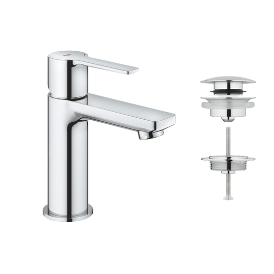 Tvättställsblandare Grohe Lineare 23791 med Bottenventil