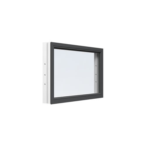 Energi Aluminium Fast fönster Antracitgrå, 8, 12