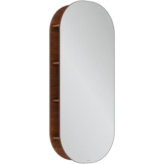 Badrumsspegel Villeroy & Boch Antheus Oval med Hyllor